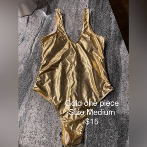 Gold Swimsuit